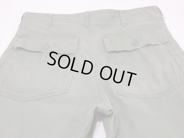画像13: 60s '68 US ARMY OG-107 UTILITY BAKER PANTS  (13)