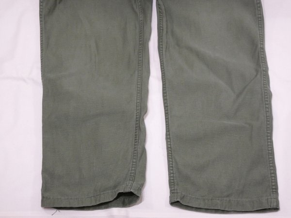 画像8: 60s '68 US ARMY OG-107 UTILITY BAKER PANTS  (8)