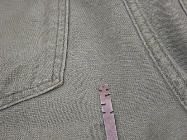 画像14: 60s '68 US ARMY OG-107 UTILITY BAKER PANTS  (14)