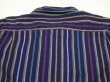 画像10: 50s Avon's MULTI STRIPE PRINT FLANNEL OPEN COLLAR SHIRT  (10)