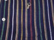 画像7: 50s Avon's MULTI STRIPE PRINT FLANNEL OPEN COLLAR SHIRT  (7)
