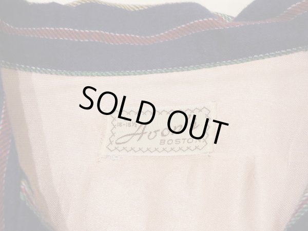 画像3: 50s Avon's MULTI STRIPE PRINT FLANNEL OPEN COLLAR SHIRT  (3)