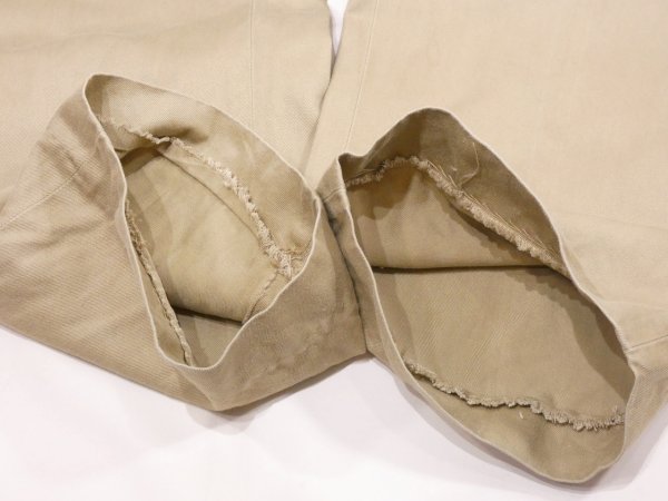 画像12: 60s US ARMY COTTON UNIFORM TWILL CHINO TROUSERS PANTS  (12)