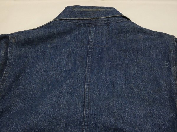 画像13: 50s BLUE TOP DENIM COVERALL ALL IN ONE (13)