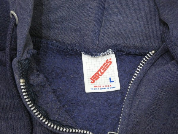 画像3: 80s Jarzees FULL ZIP SWEAT HOODIE PARKA SUPER FADE (3)