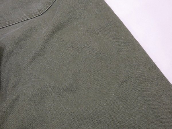 画像15: 60s '61 US ARMY OG-107 COTTON SATEEN UTILITY TROUSERS BAKER PANTS 1st LATE TYPE (15)
