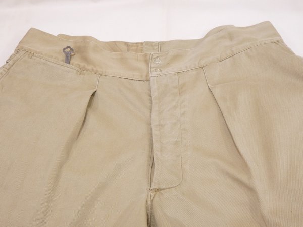 画像4: 40s 50s US NAVY USN CHINO SHORTS (4)