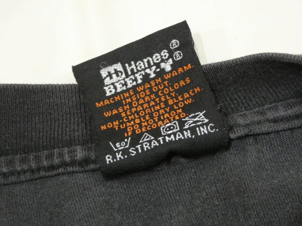 画像4: 00s HARLEY DAVIDSON OFICIAL ENGINE FLAME BAR & SHIELD LOGO PRINT T-SHIRT MADE IN USA (4)