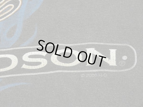 画像7: 00s HARLEY DAVIDSON OFICIAL ENGINE FLAME BAR & SHIELD LOGO PRINT T-SHIRT MADE IN USA (7)