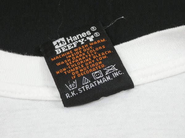 画像4: 00s HARLEY DAVIDSON OFFICIAL FLAME EAGLE DEALER SHOP BOTH SIDE PRINT T-SHIRT (4)