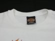 画像5: 00s HARLEY DAVIDSON OFFICIAL FLAME EAGLE DEALER SHOP BOTH SIDE PRINT T-SHIRT (5)