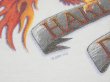 画像8: 00s HARLEY DAVIDSON OFFICIAL FLAME EAGLE DEALER SHOP BOTH SIDE PRINT T-SHIRT (8)