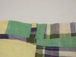 画像14: 70s Berle MADRAS CHECK PATCHWORK SLACKS PANTS (14)