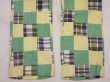 画像12: 70s Berle MADRAS CHECK PATCHWORK SLACKS PANTS (12)
