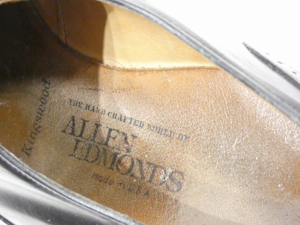 画像9: 80s Allen Edmonds Kingswood LEATHER DRESS SHOES (9)