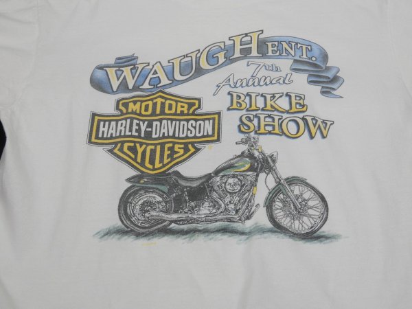 画像6: 90s HARLEY DAVIDSON OFFICIAL DEALER SHOP BOTH SIDE PRINT T-SHIRT (6)