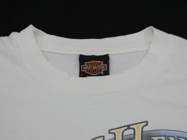 画像5: 90s HARLEY DAVIDSON OFFICIAL DEALER SHOP BOTH SIDE PRINT T-SHIRT (5)
