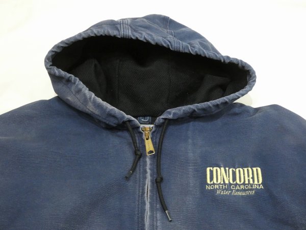 画像4: 00s Carhartt NAVY DUCK ACTIVE JACKET  (4)