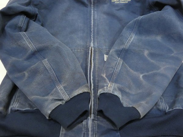画像9: 00s Carhartt NAVY DUCK ACTIVE JACKET  (9)