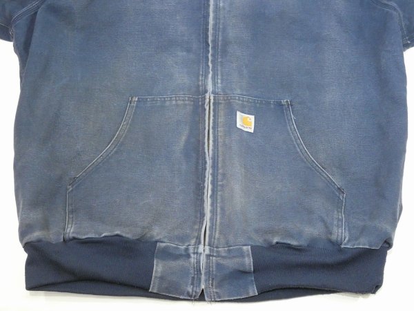 画像5: 00s Carhartt NAVY DUCK ACTIVE JACKET  (5)