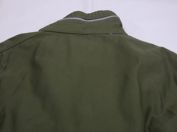 画像12: 60s '65 US ARMY M-65 COTTON SATEEN OG-107 FIELD JACKET 1ST TYPE ALUMINUM ZIPPER M-R (12)