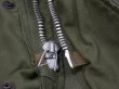 画像8: 60s '65 US ARMY M-65 COTTON SATEEN OG-107 FIELD JACKET 1ST TYPE ALUMINUM ZIPPER M-R (8)