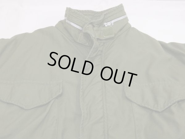 画像5: 60s '65 US ARMY M-65 COTTON SATEEN OG-107 FIELD JACKET 1ST TYPE ALUMINUM ZIPPER M-R (5)