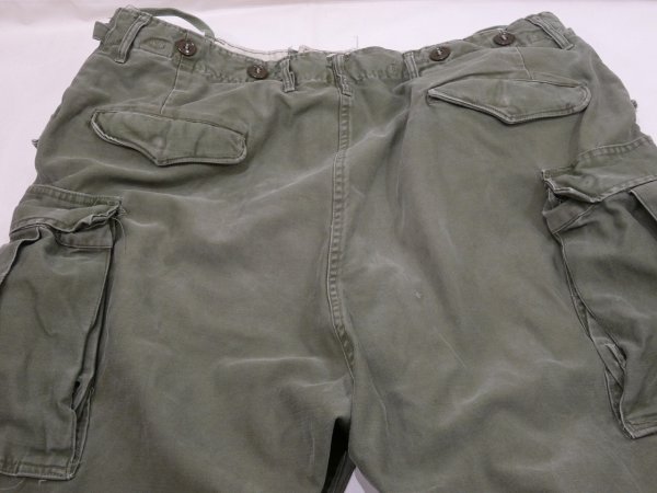 画像12: 50s US MARINE CORPS USMC M-51 FIELD TROUSERS CARGO PANTS LARGE-REGULAR  (12)