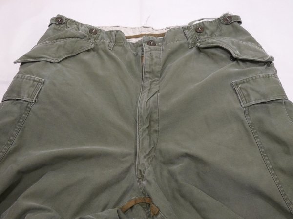 画像4: 50s US MARINE CORPS USMC M-51 FIELD TROUSERS CARGO PANTS LARGE-REGULAR  (4)