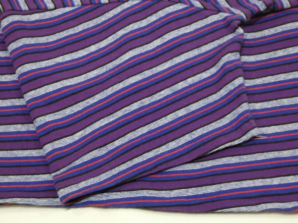 画像8: 80s H＆H FASHIONS MULTI BORDER T-SHIRT MADE IN USA (8)