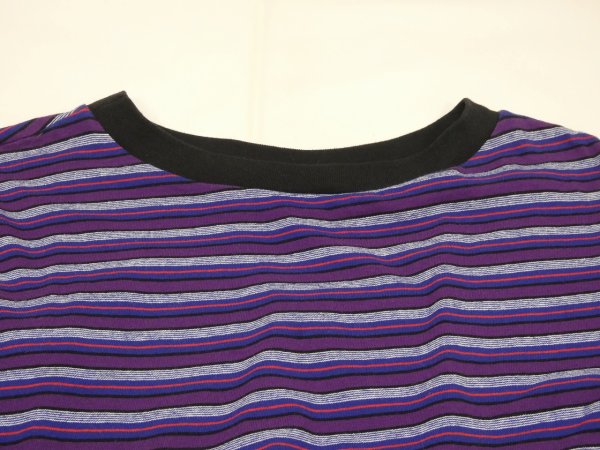 画像5: 80s H＆H FASHIONS MULTI BORDER T-SHIRT MADE IN USA (5)