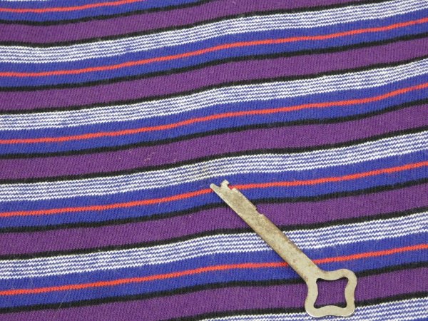 画像7: 80s H＆H FASHIONS MULTI BORDER T-SHIRT MADE IN USA (7)