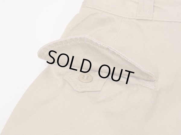 画像8: 50s '59 US ARMY UNIFORM TWILL CHINO SHORTS (8)