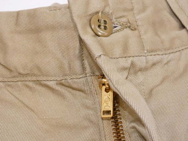 画像4: 50s '59 US ARMY UNIFORM TWILL CHINO SHORTS (4)