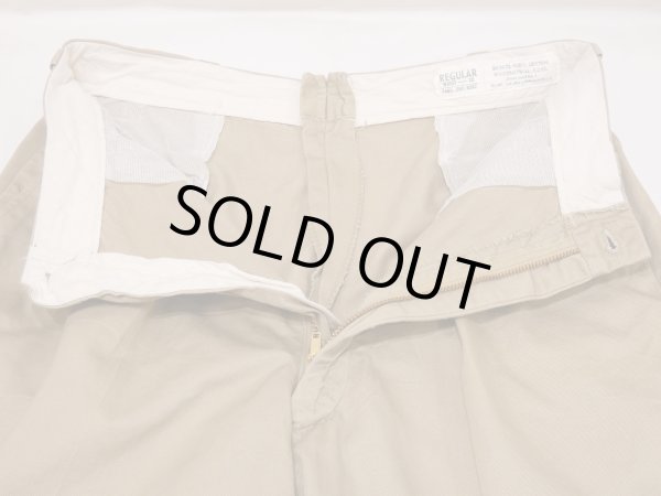 画像5: 50s '59 US ARMY UNIFORM TWILL CHINO SHORTS (5)