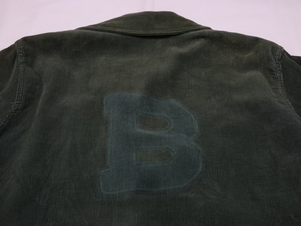 画像16: 40s MAC BEM CORDUROY VARSITY AWARD JACKET  (16)