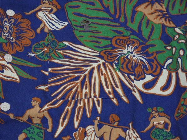 画像6: 90s Ralph Lauren POLO SPORT COTTON HAWAIIAN ALOHA SHIRT (6)