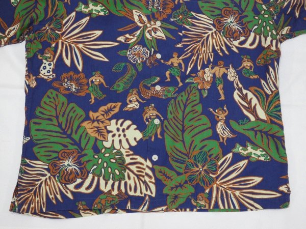 画像5: 90s Ralph Lauren POLO SPORT COTTON HAWAIIAN ALOHA SHIRT (5)