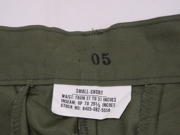 画像5: 60s US ARMY NON RIP JUNGLE FATIGUE TROUSERS PANTS 3rd S-S (5)