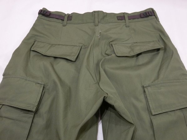 画像8: 60s US ARMY NON RIP JUNGLE FATIGUE TROUSERS PANTS 3rd S-S (8)
