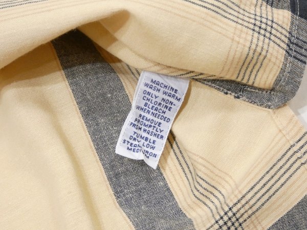 画像9: 90s Polo Ralph Lauren CLAYTON COTTON×LINEN PLAID S/S SHIRT  (9)