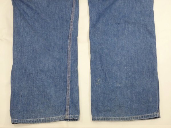 画像10: 60s BLUE TOP DENIM PAINTER WORK PANTS (10)