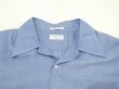 画像4: 70s Jordan Marsh by Hathaway CHAMBRAY OPEN COLLAR S/S SHIRT (4)
