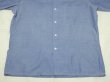 画像6: 70s Jordan Marsh by Hathaway CHAMBRAY OPEN COLLAR S/S SHIRT (6)