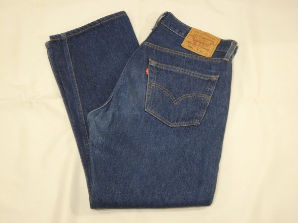 画像3: 00s Levi's 501 DARK BLUE DENIM PANTS  (3)