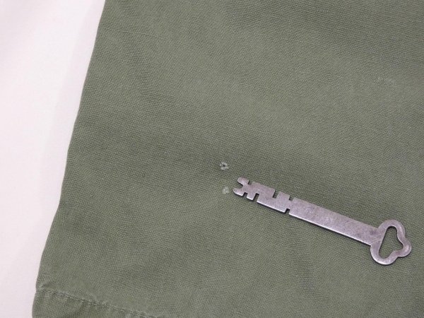 画像13: 60s US ARMY NON RIP JUNGLE FATIGUE TROUSERS PANTS 3rd DPSC MADE ZIPPER FLY (13)
