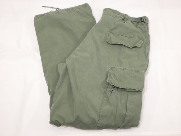 画像3: 60s US ARMY NON RIP JUNGLE FATIGUE TROUSERS PANTS 3rd DPSC MADE ZIPPER FLY (3)