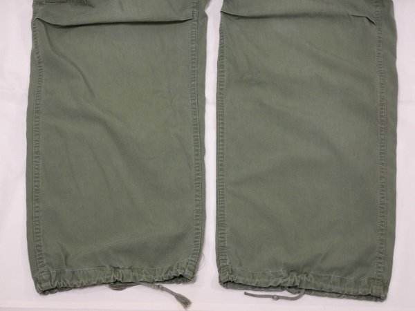 画像10: 60s US ARMY NON RIP JUNGLE FATIGUE TROUSERS PANTS 3rd DPSC MADE ZIPPER FLY (10)