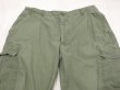 画像4: 60s US ARMY NON RIP JUNGLE FATIGUE TROUSERS PANTS 3rd DPSC MADE ZIPPER FLY (4)