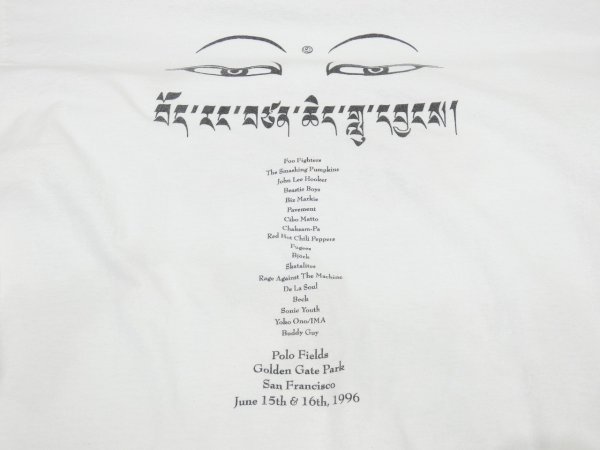 画像9: 90s TULTEX Tibetan Freedom Concert TOUR BAND T-SHIRT (9)